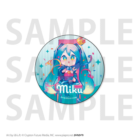 Hatsune Miku Happy 16th Birthday EDITH -Dear Creators- Surprise Party Mini Character Can Badge