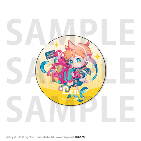 Hatsune Miku Happy 16th Birthday EDITH -Dear Creators- Surprise Party Mini Character Can Badge