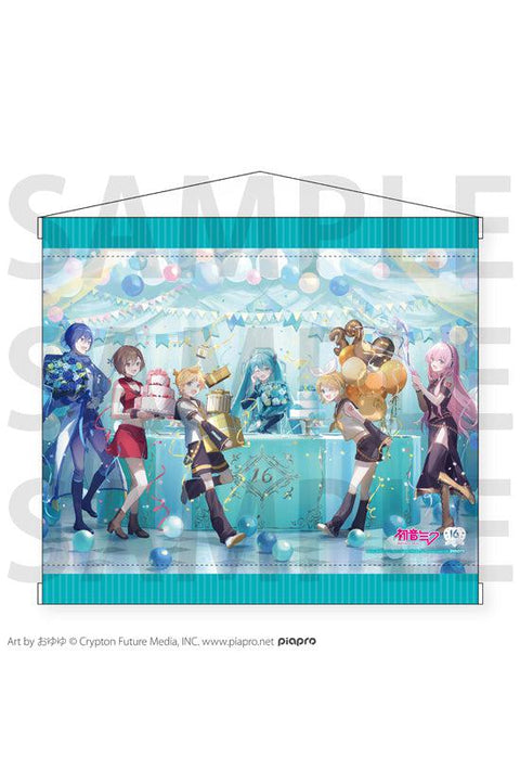 Hatsune Miku Happy 16th Birthday EDITH -Dear Creators- Surprise Party Tapestry