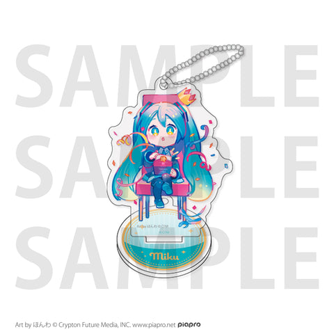 Hatsune Miku Happy 16th Birthday EDITH -Dear Creators- Surprise Party Trading Mini Character Acrylic Key Chain