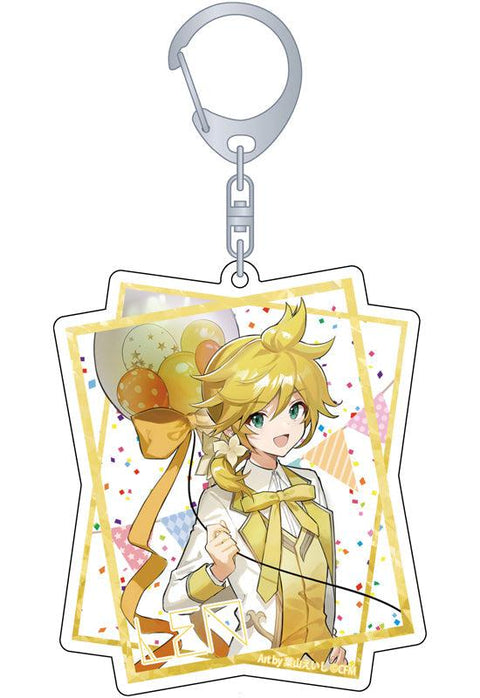 Hatsune Miku Series Movic Acrylic Key Chain Hatsune Miku 16th Birthday Kagamine Len