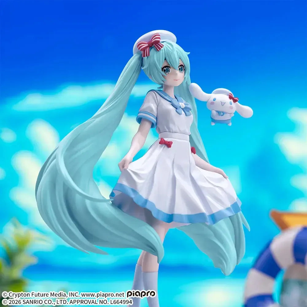 Hatsune Miku Series XStellar -Hatsune Miku x Cinnamoroll- Summer Ver. Figure
