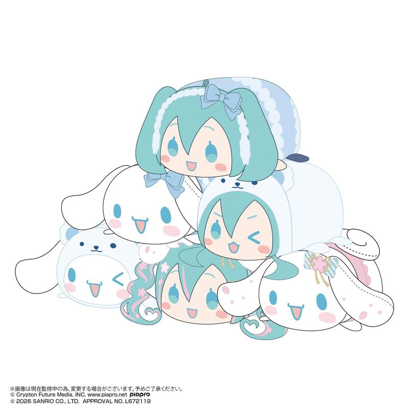Hatsune Miku × Cinnamoroll PoteKoro Mascot Vol. 4