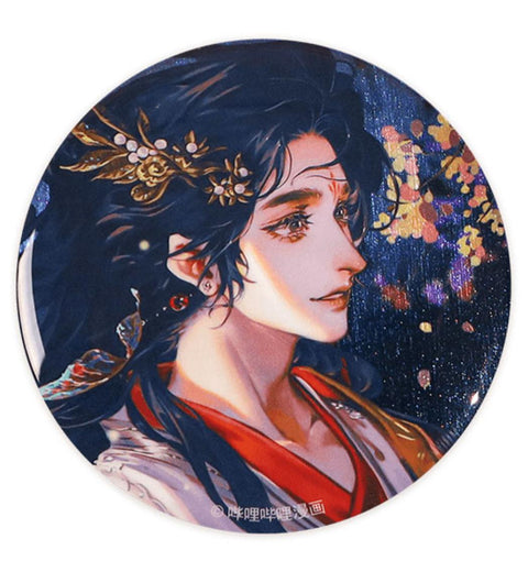 Heaven Official's Blessing / Tian Guan Ci Fu Manhua Blooming Waterside Pavilion Series Can Badge Pin Xie Lian