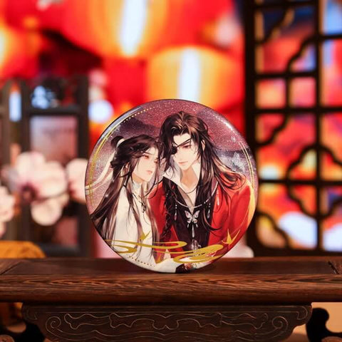 Heaven Official's Blessing / Tian Guan Ci Fu Xie Lian Hua Cheng Glitter Can Badge Pin