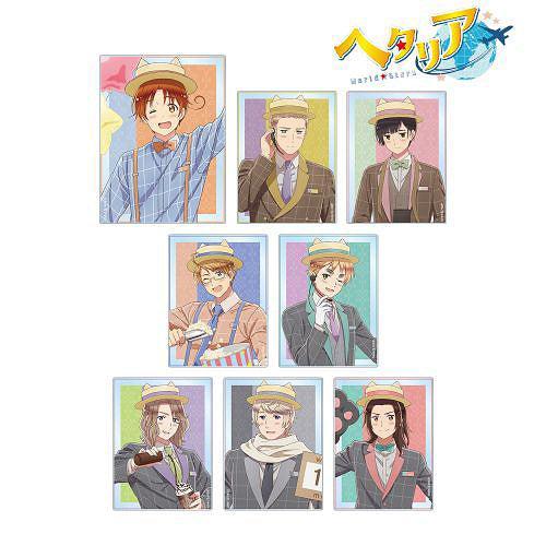 Hetalia World Stars Newly Drawn Illustration Amusement Park Ver. Trading Acrylic Card