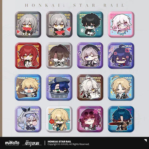 Honkai: Star Rail Pom-Pom Gallery Sticker Badge