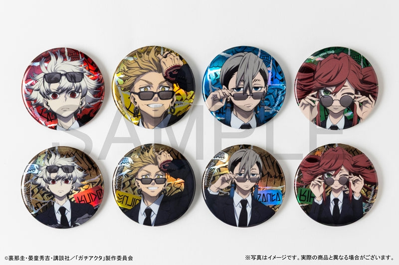 KADOKAWA Gachiakuta Black Suit Ver. Holographic Glitter Trading Can Badge