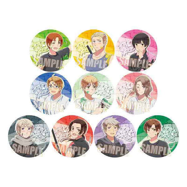 Bell House Hetalia: World Stars Coveralls Ver. Trading Badge