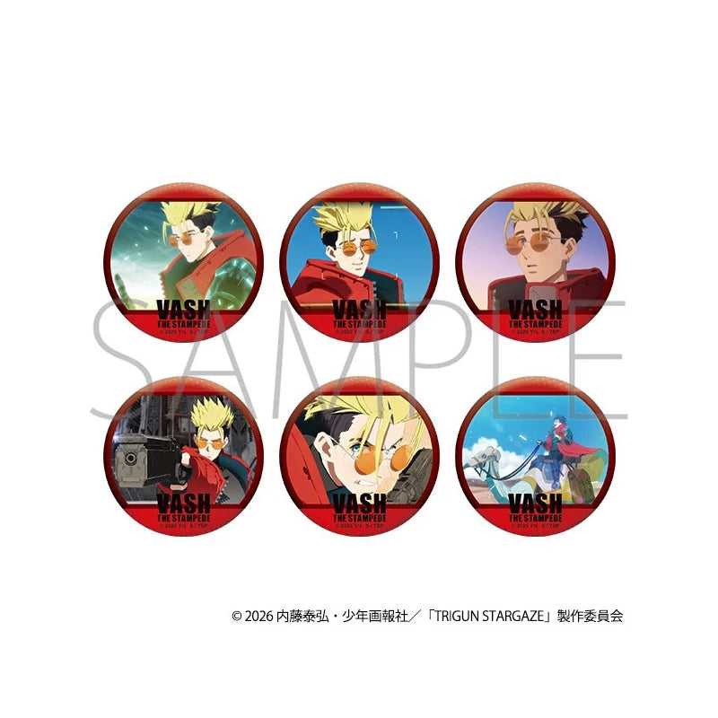 Movic TRIGUN STARGAZE Vash the Stampede Favorite Character Trading Badge