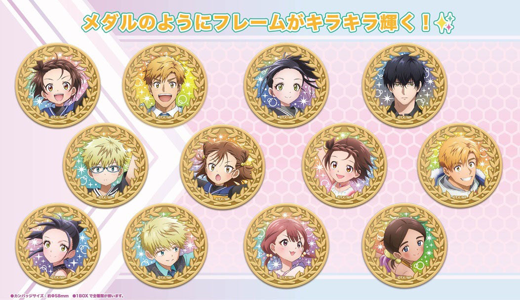 Medalist Yuitsuka Inori Gold Medal Can Badge