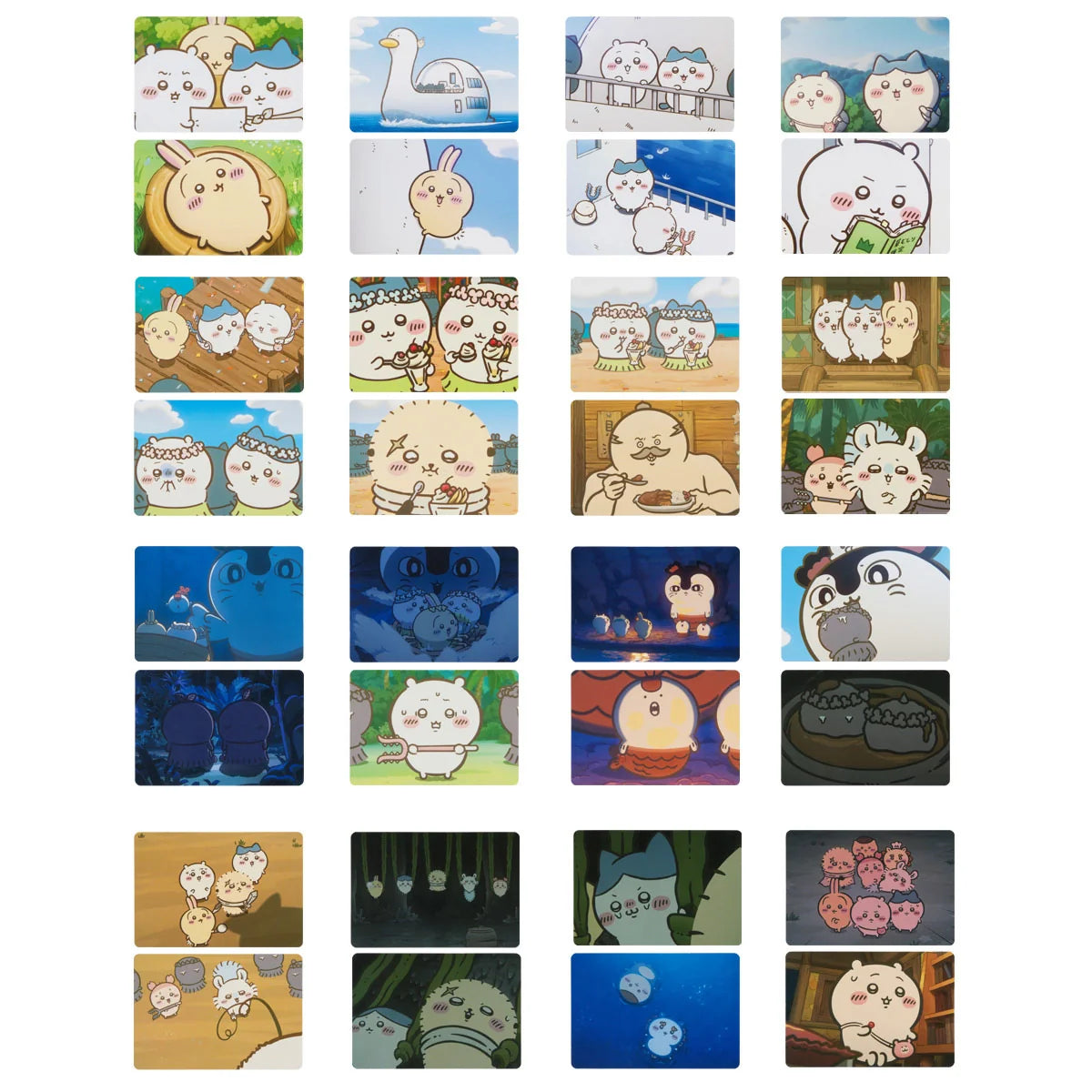 Grey Parker Service Movie Chikawa Secret of the Mermaid Island Trading Scene Photo Card Pack