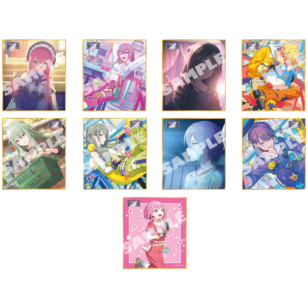 SEGA Project Sekai Colorful Stage Deeper and Deeper Mini Color Paper / Shikishi Board