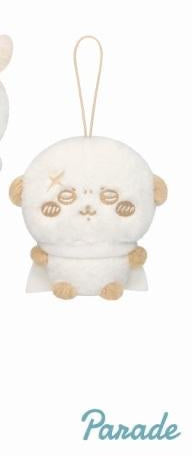 Chiikawa Nui Palette – White Milky Color Mascot Plush – Rakko