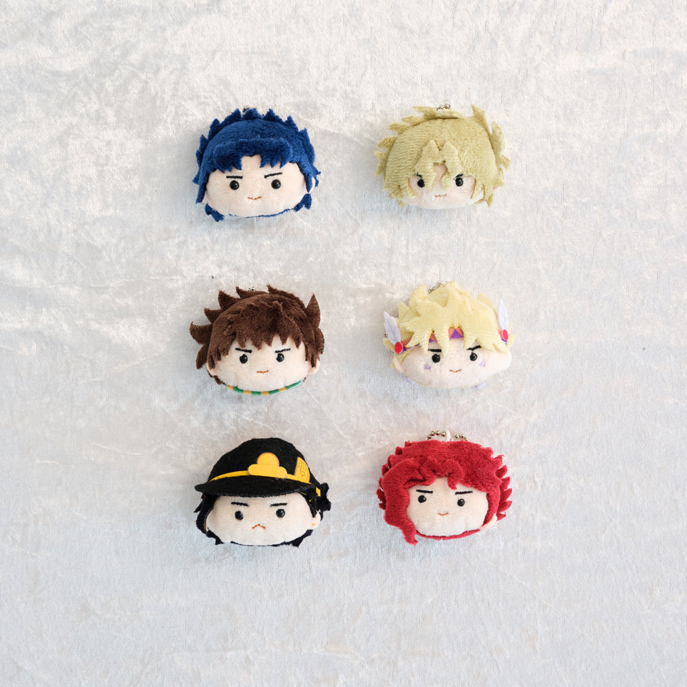 Bandai Namco THE★JOJO WORLD JoJo’s Bizarre Adventure Mini Face Plush Mascot Keychain – Blind Box