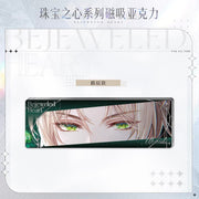 For All Time Lu Chen Alkaid Bejeweled Heart Magnetic Acrylic Badge