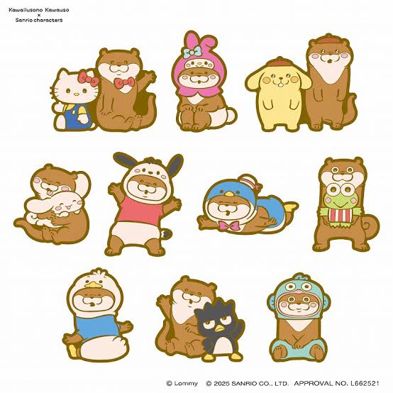 Kawaii Uso no Kawauso × Sanrio Characters Pin
