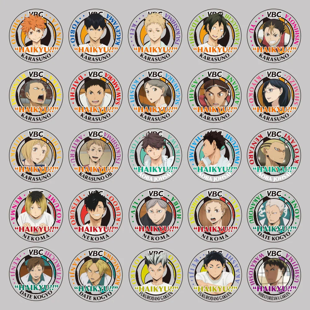 Haikyu!! Acrylic Badge Collection 2016 Ver. – JUMP SHOP Exclusive