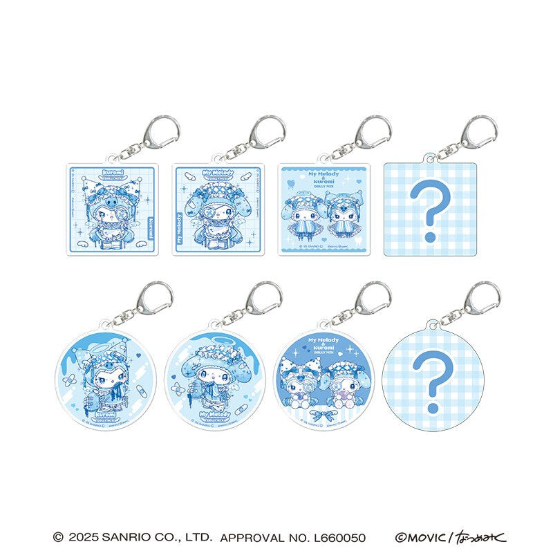 Sanrio My Melody × Kuromi DOLLY MIX Acrylic Keychain
