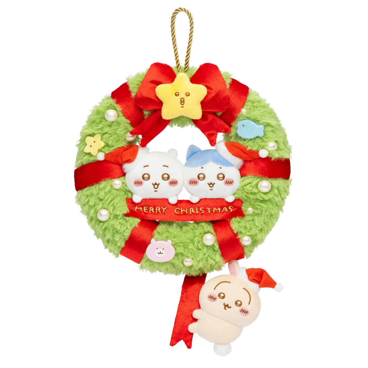Chiikawa Christmas Wreath Plush