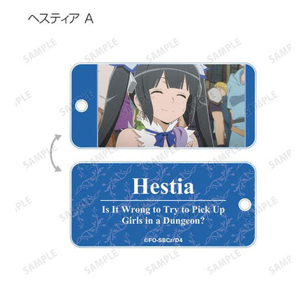 Is It Wrong to Try to Pick Up Girls in a Dungeon? IV Trading Scene Photo Acrylic Key Tag Keychain (1 Random)