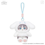 Japan Mofusand × Sanrio Squishy Potefuwa Mascot Holder - Cinnamoroll
