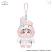 Japan Mofusand × Sanrio Squishy Potefuwa Mascot Holder - My Melody