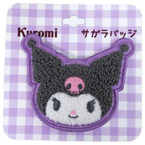 Japan Sanrio Sagara Embroidery Badge - Kuromi