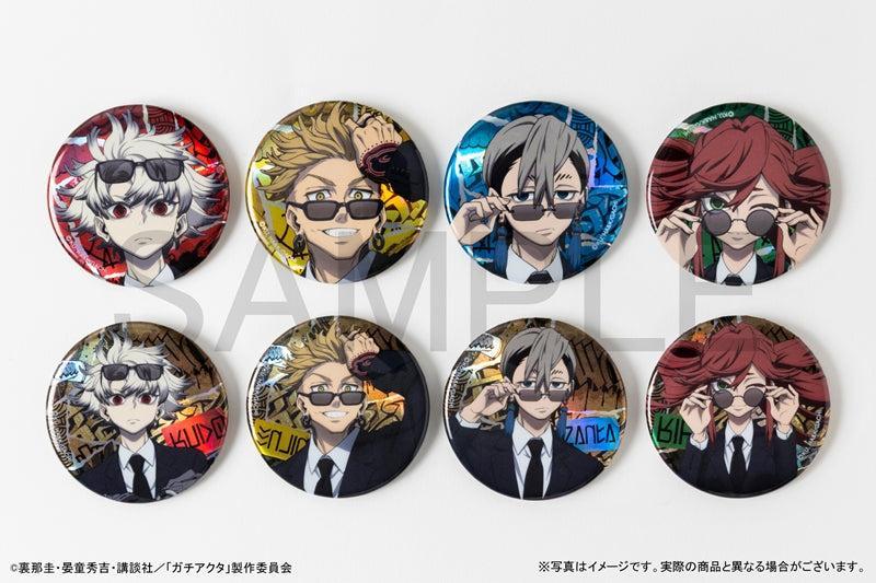 KADOKAWA Gachiakuta Black Suit Ver. Holographic Glitter Trading Can Badge