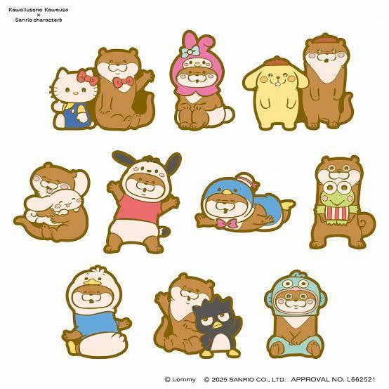 Kawaii Uso no Kawauso × Sanrio Characters Pin
