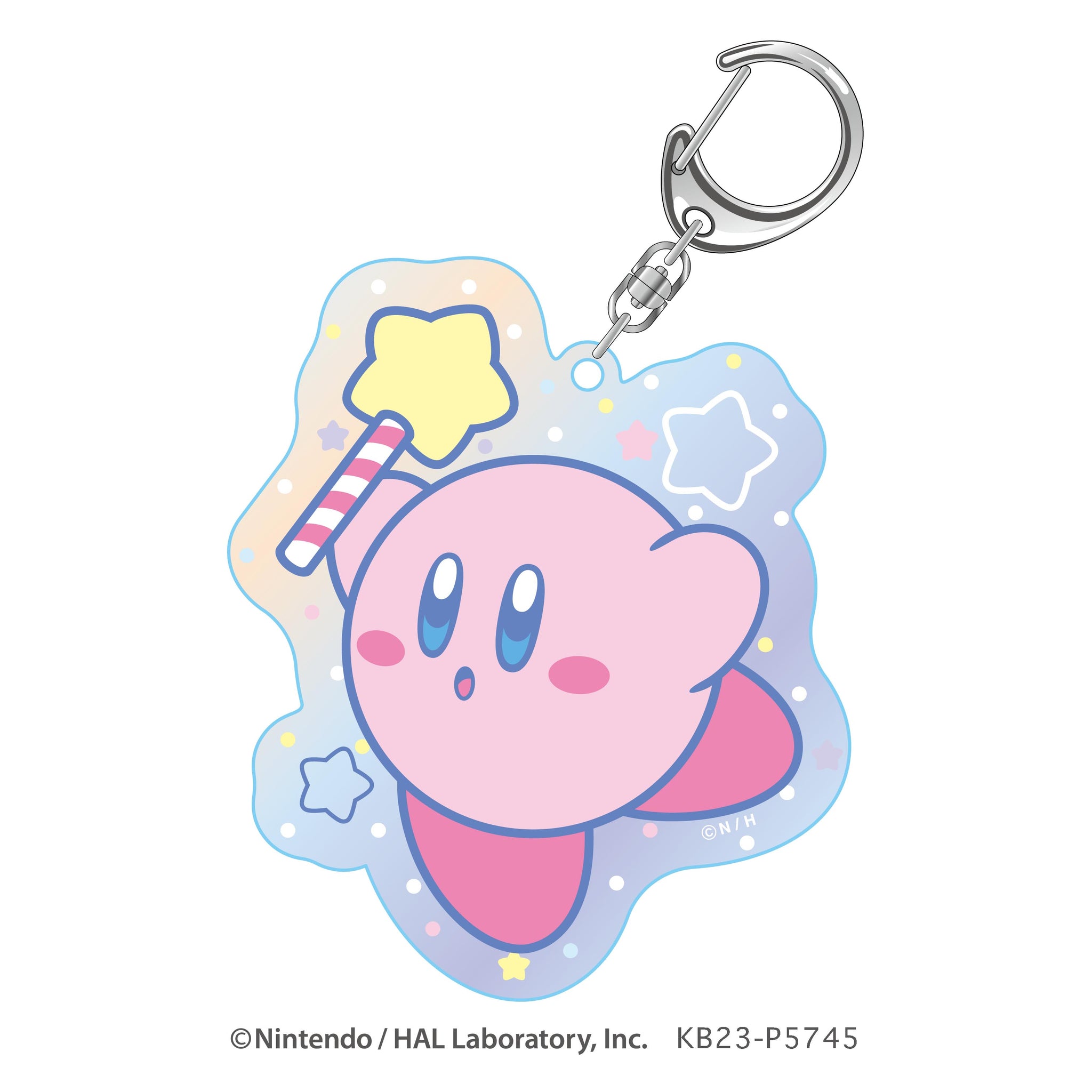 Kirby's Dream Land Twinkle Aurora Acrylic Key Chain C Kirby, Star Rod
