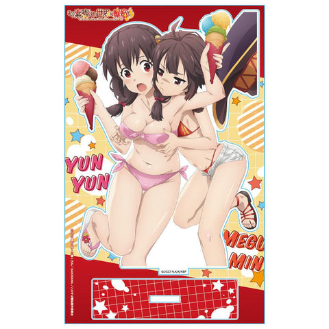 Kono Subarashii Sekai ni Bakuen wo! azumaker Acrylic Chara Stand D Megumin & Yunyun