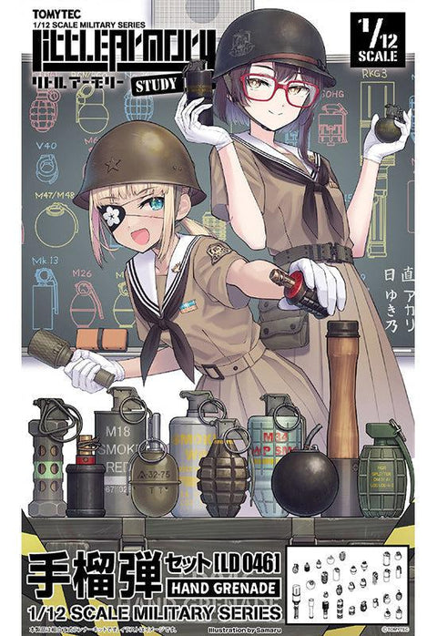 LD046 TOMYTEC LittleArmory STUDY1942 Hand Grenade Set