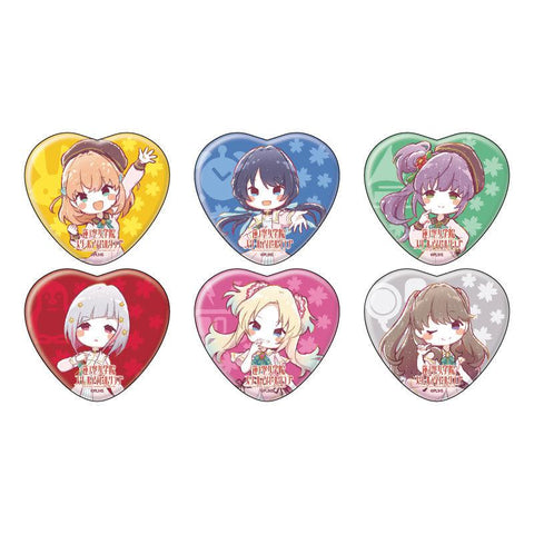 Love Live! Hasu no Sora Jogakuin School Idol Club A3 Heart Can Badge 02 Graff Art Illustration (1 random)