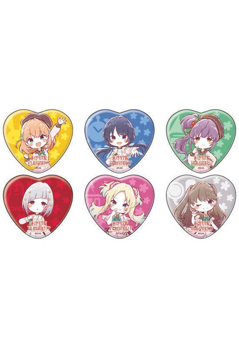 Love Live! Hasu no Sora Jogakuin School Idol Club A3 Heart Can Badge 02 Graff Art Illustration (1 random)