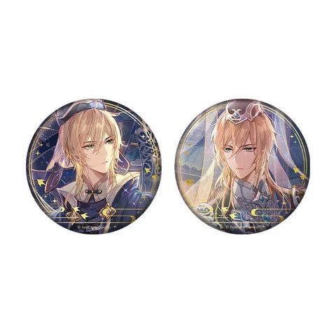 Lovebrush Chronicles / For All Time Character Glitter Metal Badge Pin LuChen Alkaid (2pc/set)