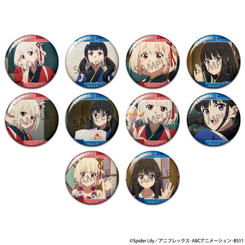 Lycoris Recoil Trading Can Badge Short Movie ver.