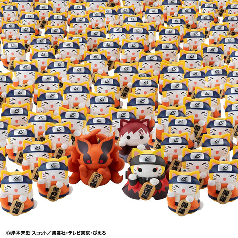 MegaHouse MEGA CAT PROJECT NARUTO Shippuden Nyaruto！FORTUNE CATS Naruto Uzumaki & friends Ver. [PREORDER with deadline]