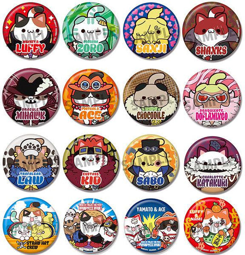 MegaHouse MEGA CAT PROJECT ONE PIECE NyanPieceNyan！Metal Badge Collection [PREORDER with deadline]