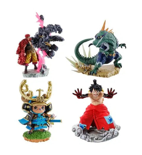 MegaHouse Petitrama series LOGBOX RE BIRTH ONE PIECE WANOKUNI Vol.２ set (Repeat) ( set of 4) [preorder]