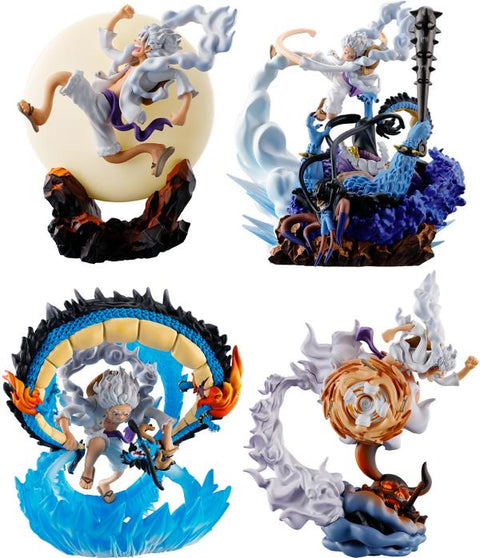 MegaHouse Pettitrama series LOGBOX RE BIRTH ONE PIECE Gear Five Special (set of 4) [PREORDER with deadline]