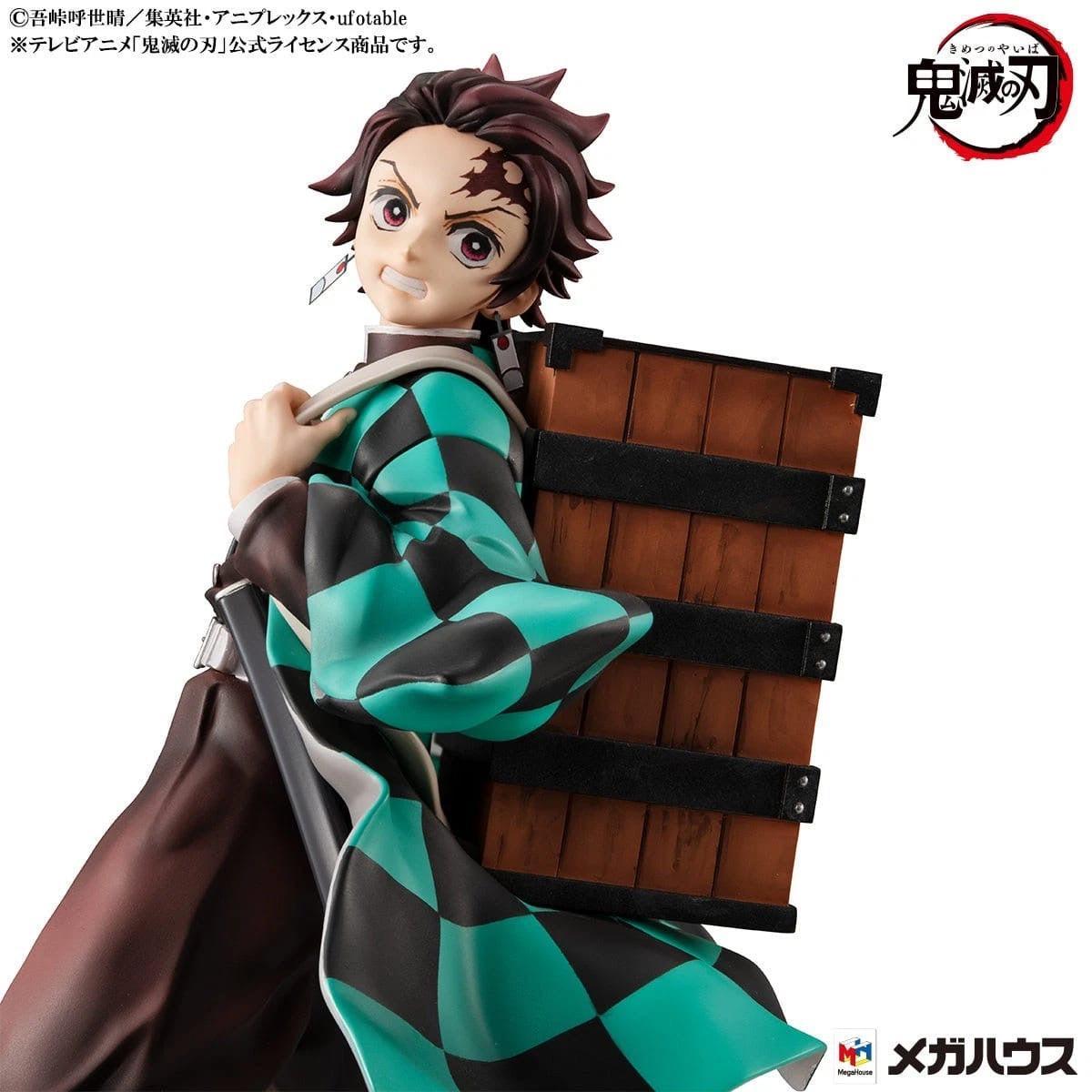 MegaHouse Precious G.E.M. Series Demon Slayer: Kimetsu no Yaiba Tanjiro Kamado and Nezuko Kamado figure set