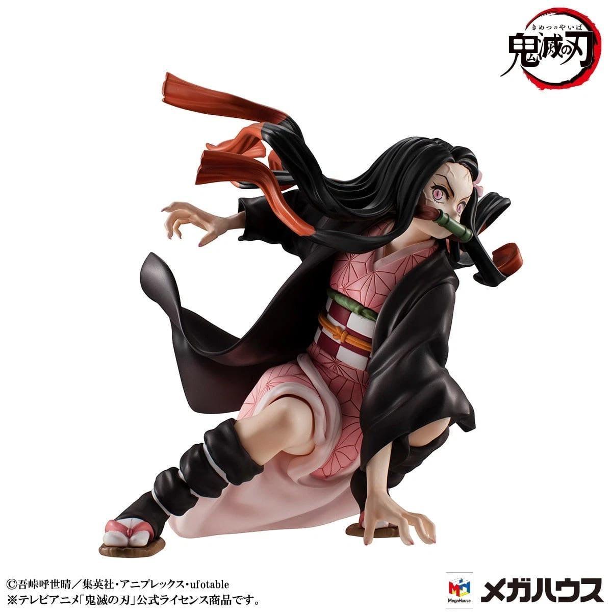 MegaHouse Precious G.E.M. Series Demon Slayer: Kimetsu no Yaiba Tanjiro Kamado and Nezuko Kamado figure set
