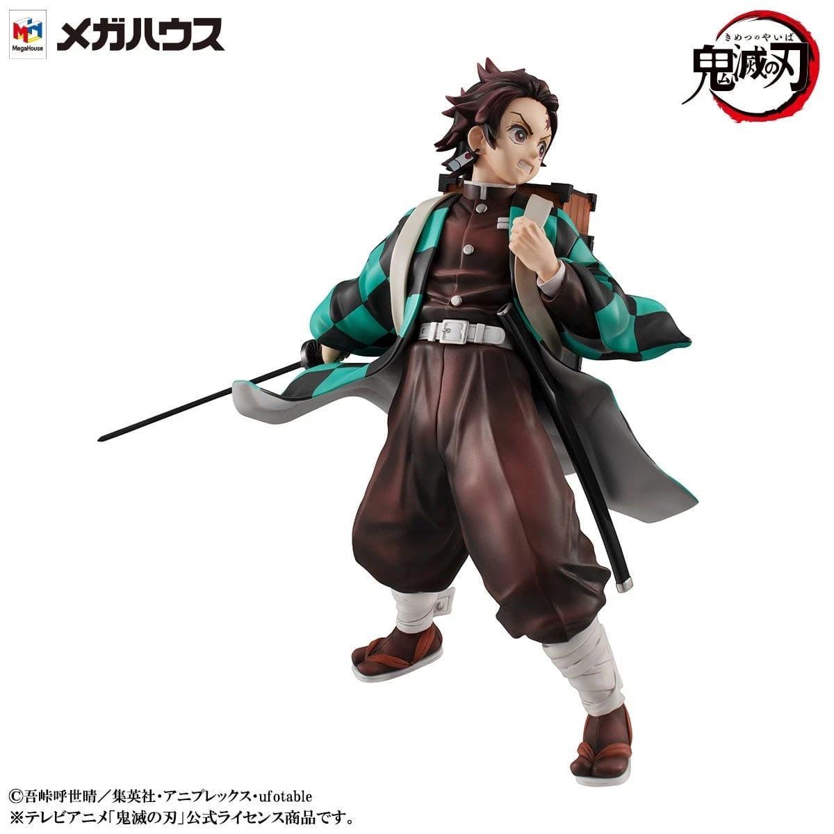 MegaHouse Precious G.E.M. Series Demon Slayer: Kimetsu no Yaiba Tanjiro Kamado and Nezuko Kamado figure set