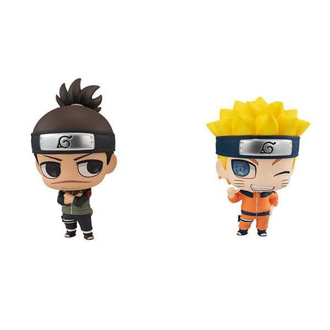 Megahouse Mega Buddy Series Naruto Iruka Umino & Naruto Uzumaki Set Limited Edition