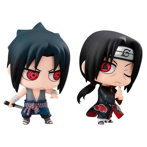 Megahouse Mega Buddy Series Naruto Sasuke Uchiha & Itachi Uchiha