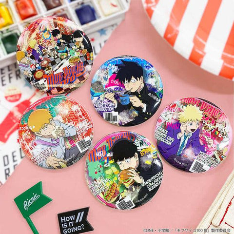 Mob Psycho 100 x Stationery Cafe Original Badge Random