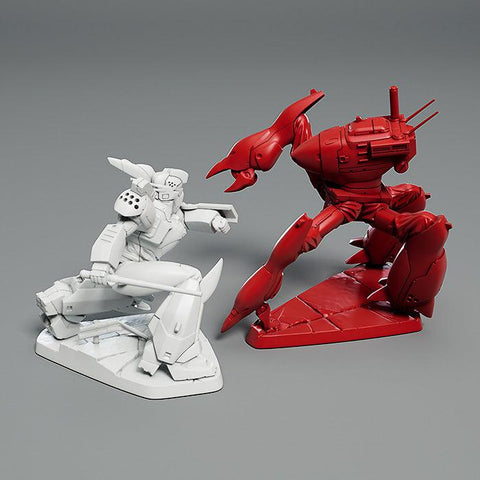 Mobile Police Patlabor PLAMAX MF-71 minimum factory Ingram & Crab-Man High Leg: Labor Color Ver.