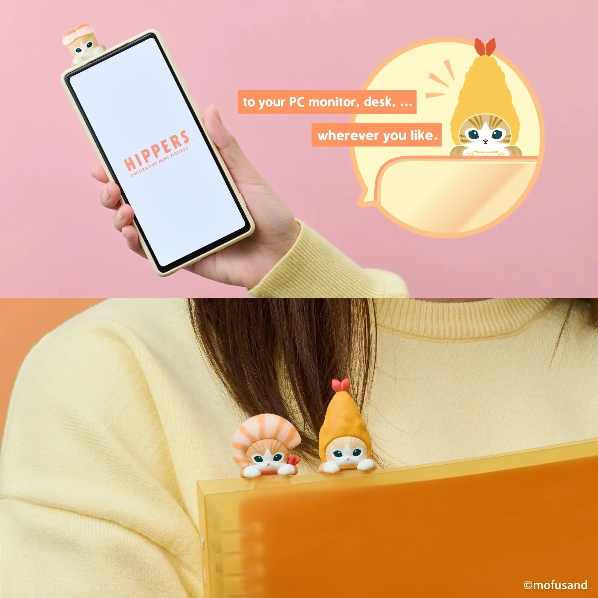 Mofusand Hippers Blind Box Vol.2 - Shrimp Meow Series