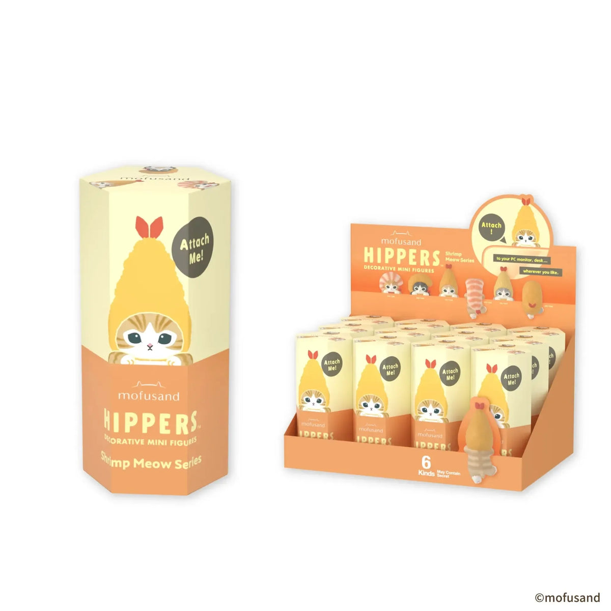 Mofusand Hippers Blind Box Vol.2 - Shrimp Meow Series